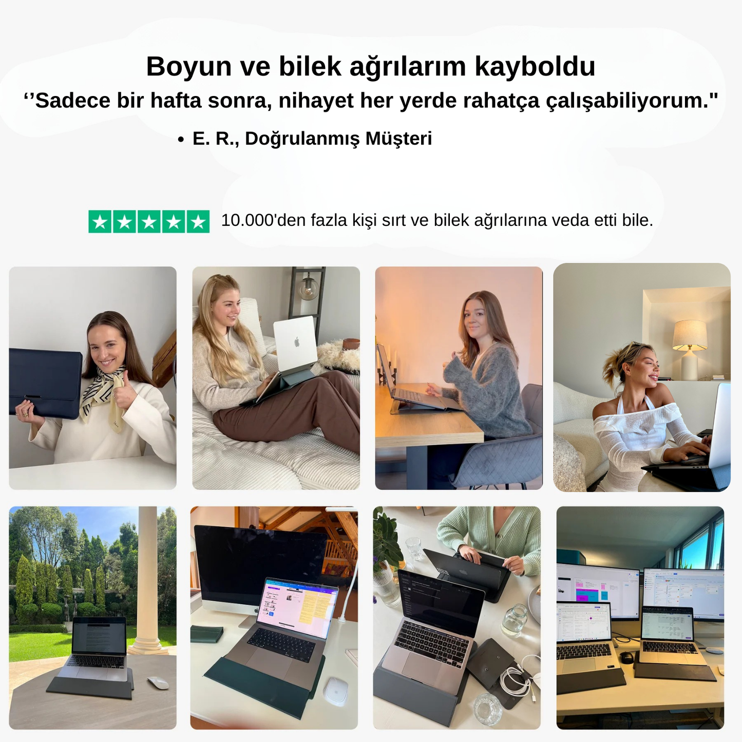 ERGO KOLBAG™– 4'ü 1 arada Ergonomik Çalışma Seti